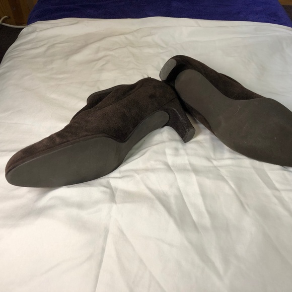 Stuart Weitzman Brown Suede Booties - Picture 6 of 6
